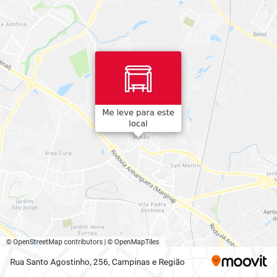 Rua Santo Agostinho, 256 mapa