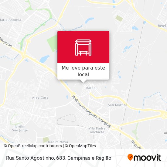 Rua Santo Agostinho, 683 mapa