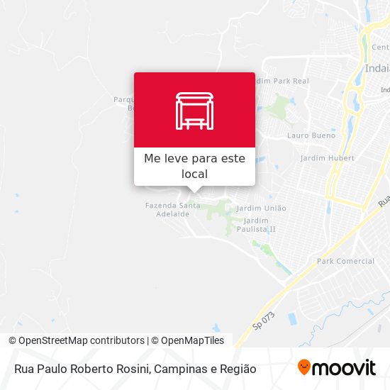 Rua Paulo Roberto Rosini mapa