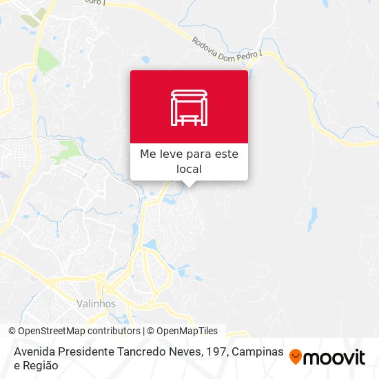 Avenida Presidente Tancredo Neves, 197 mapa