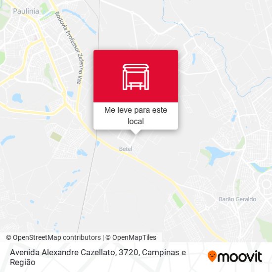 Avenida Alexandre Cazellato, 3720 mapa
