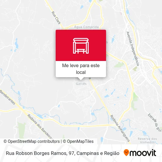 Rua Robson Borges Ramos, 97 mapa
