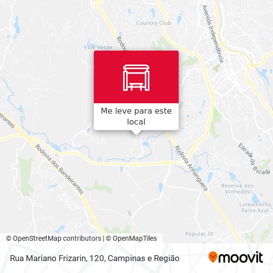 Rua Mariano Frizarin, 120 mapa