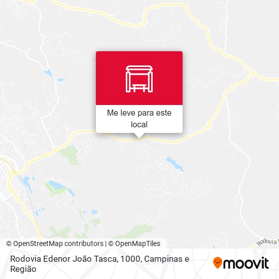 Rodovia Edenor João Tasca, 1000 mapa