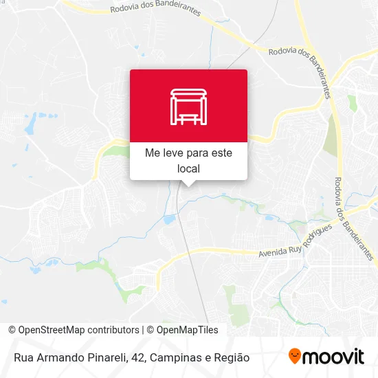 Rua Armando Pinareli, 42 mapa