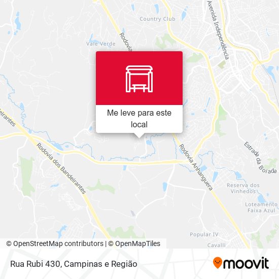 Rua Rubi 430 mapa