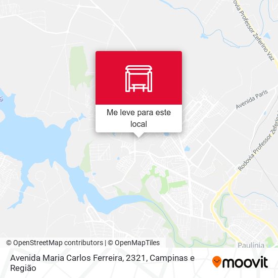 Avenida Maria Carlos Ferreira, 2321 mapa