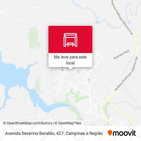 Avenida Severino Beraldo, 427 mapa