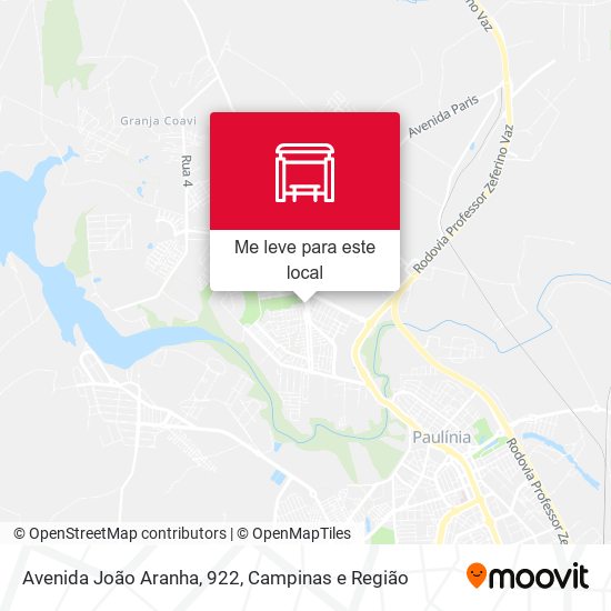 Avenida João Aranha, 922 mapa