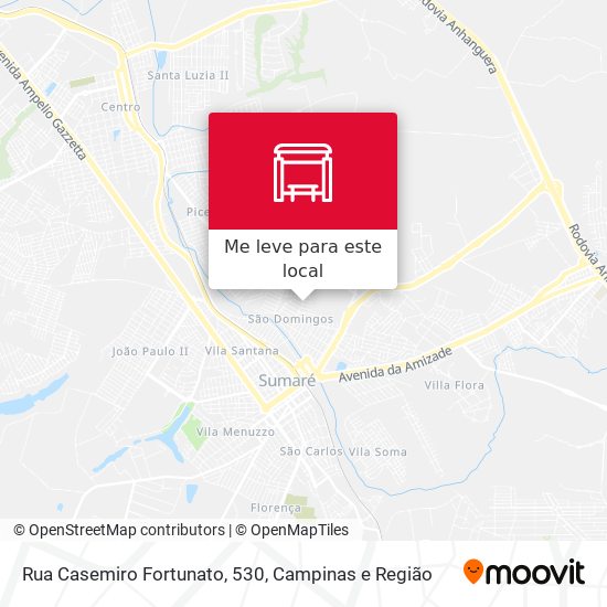 Rua Casemiro Fortunato, 530 mapa