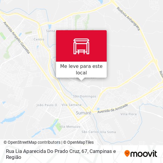 Rua Lia Aparecida Do Prado Cruz, 67 mapa