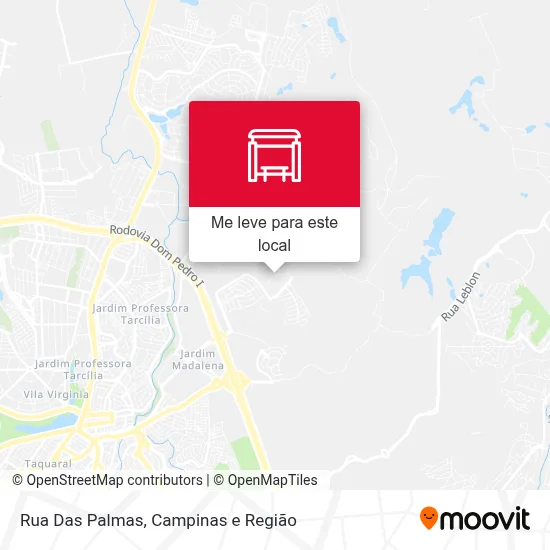 Rua Das Palmas mapa