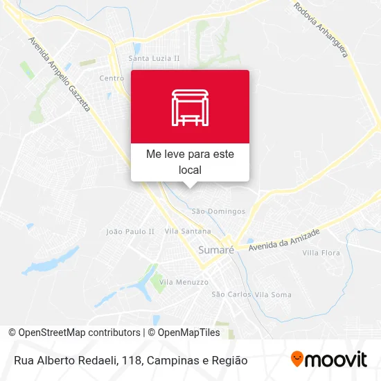Rua Alberto Redaeli, 118 mapa