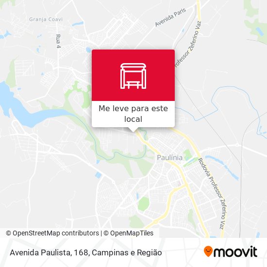 Avenida Paulista, 168 mapa