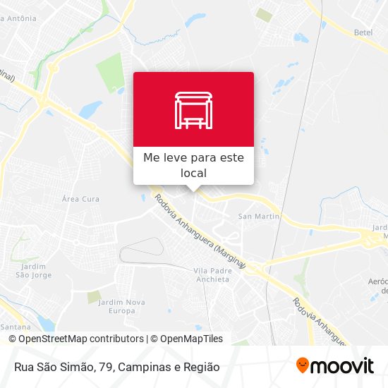 Rua São Simão, 79 mapa