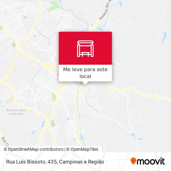 Rua Luís Bissoto, 435 mapa