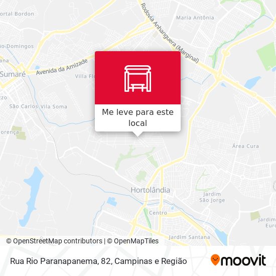 Rua Rio Paranapanema, 82 mapa