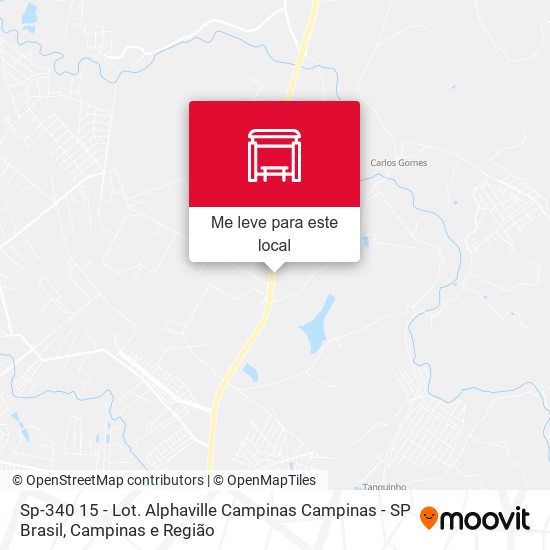 Sp-340 15 - Lot. Alphaville Campinas Campinas - SP Brasil mapa