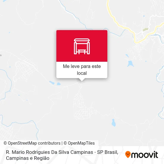 R. Mario Rodriguies Da Silva Campinas - SP Brasil mapa