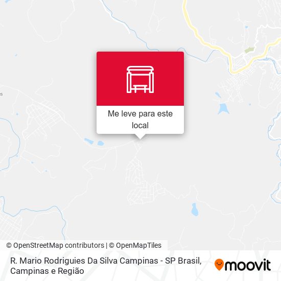 R. Mario Rodriguies Da Silva Campinas - SP Brasil mapa