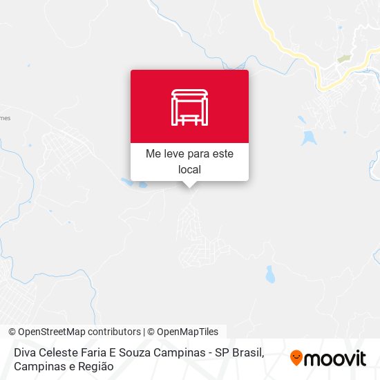 Diva Celeste Faria E Souza Campinas - SP Brasil mapa