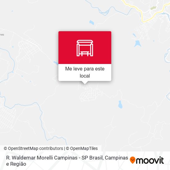 R. Waldemar Morelli Campinas - SP Brasil mapa