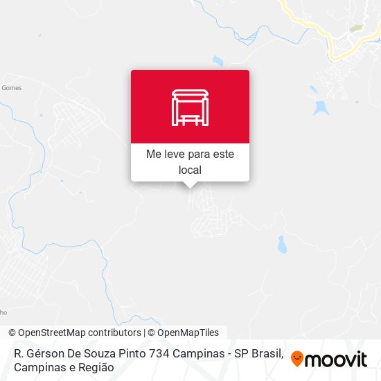 R. Gérson De Souza Pinto 734 Campinas - SP Brasil mapa