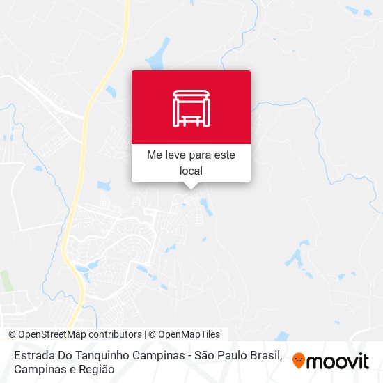 Estrada Do Tanquinho Campinas - São Paulo Brasil mapa