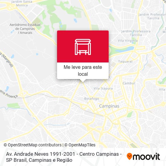 Av. Andrade Neves 1991-2001 - Centro Campinas - SP Brasil mapa