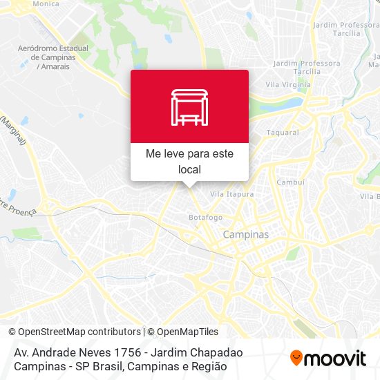 Av. Andrade Neves 1756 - Jardim Chapadao Campinas - SP Brasil mapa