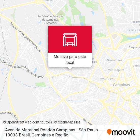 Avenida Marechal Rondon Campinas - São Paulo 13033 Brasil mapa