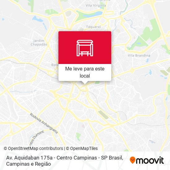 Av. Aquidaban 175a - Centro Campinas - SP Brasil mapa