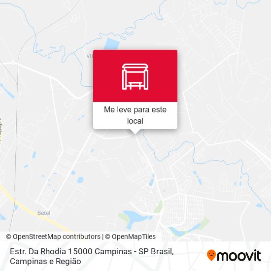 Estr. Da Rhodia 15000 Campinas - SP Brasil mapa