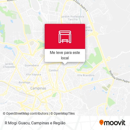 R Mogi Guacu mapa
