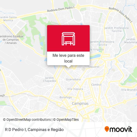 R D Pedro I mapa