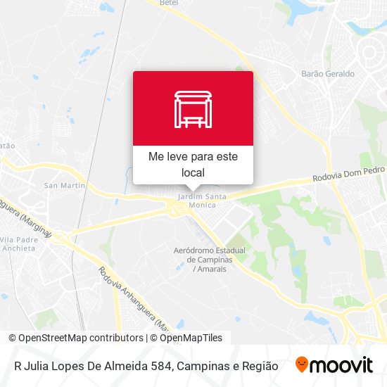 R Julia Lopes De Almeida 584 mapa