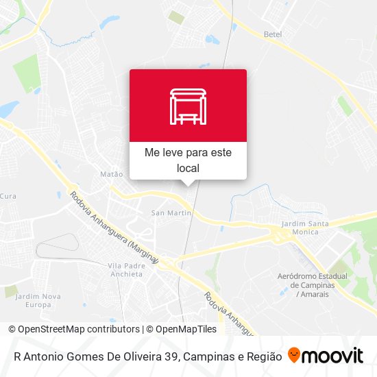 R Antonio Gomes De Oliveira 39 mapa