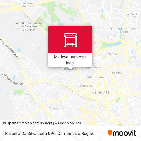 R Bento Da Silva Leite 696 mapa