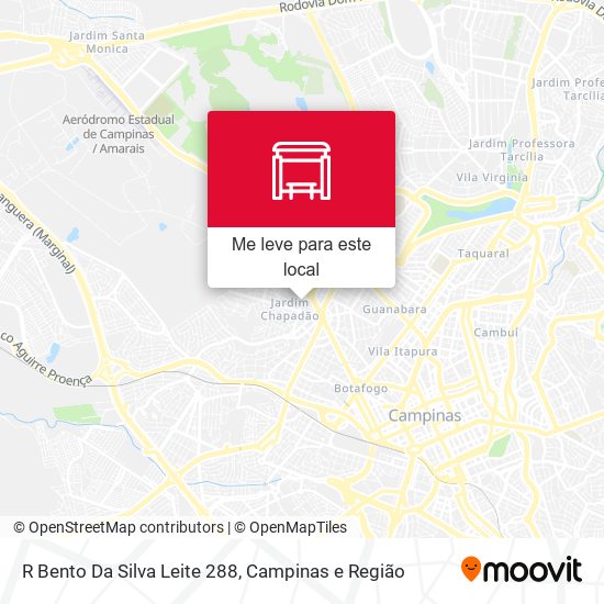 R Bento Da Silva Leite 288 mapa