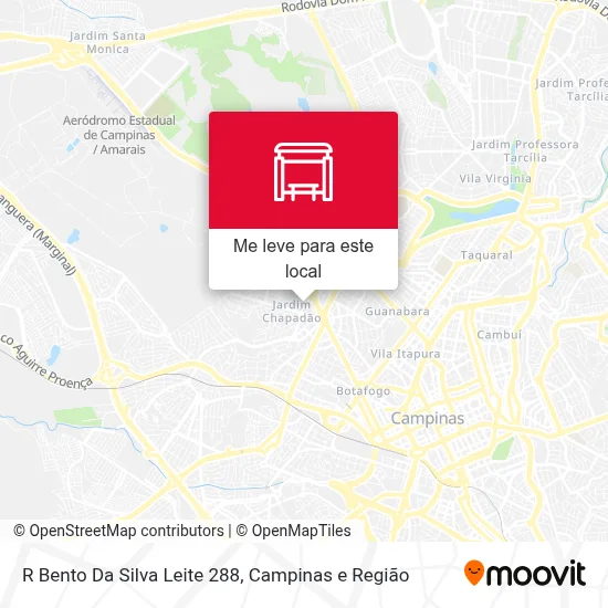 R Bento Da Silva Leite 288 mapa