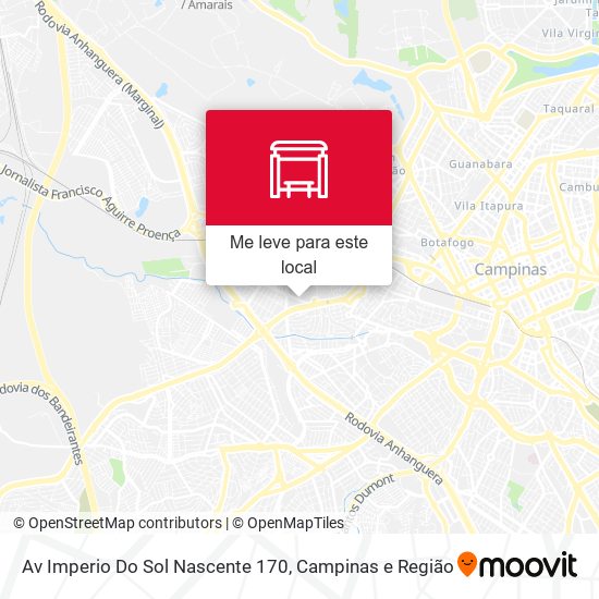 Av Imperio Do Sol Nascente 170 mapa