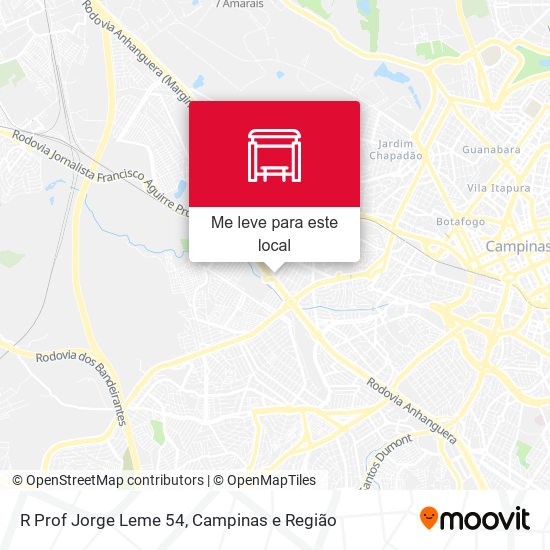 R Prof Jorge Leme 54 mapa