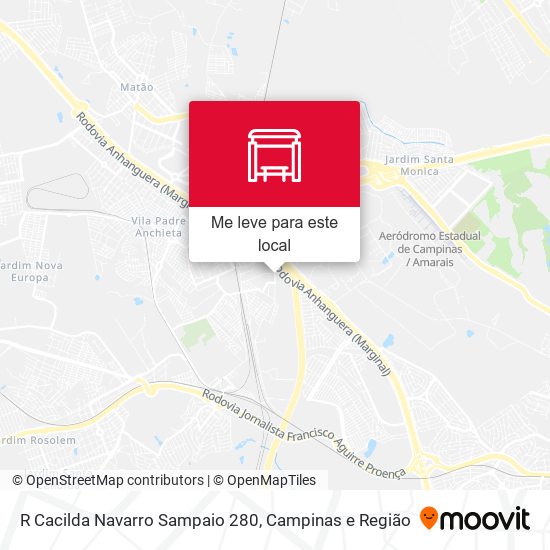 R Cacilda Navarro Sampaio 280 mapa