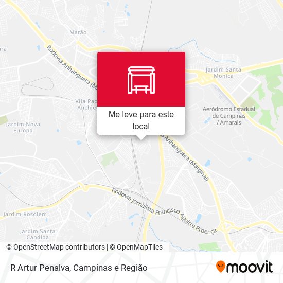R Artur Penalva mapa