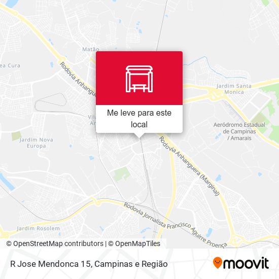 R Jose Mendonca 15 mapa