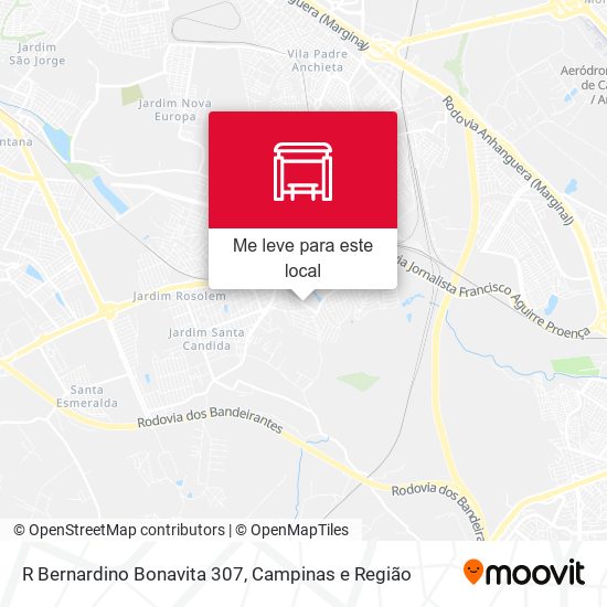 R Bernardino Bonavita 307 mapa