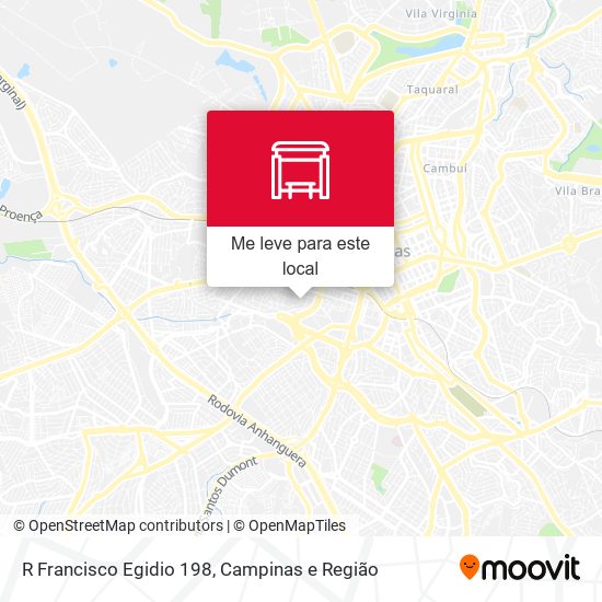 R Francisco Egidio 198 mapa