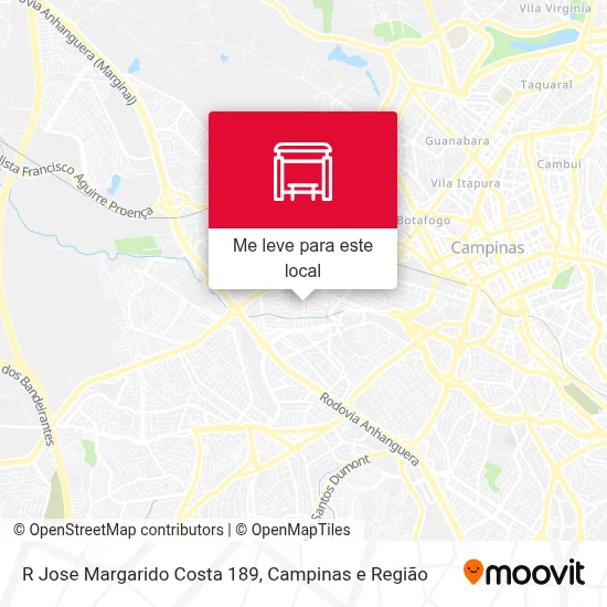 R Jose Margarido Costa 189 mapa
