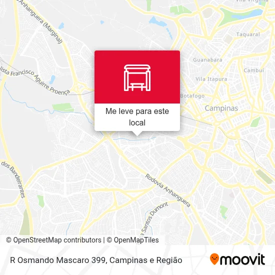 R Osmando Mascaro 399 mapa