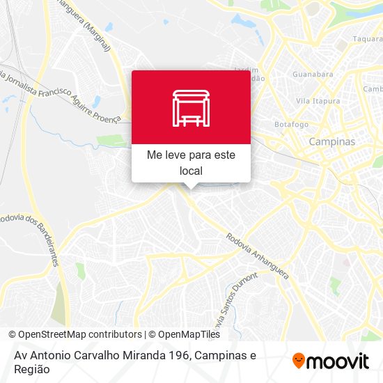 Av Antonio Carvalho Miranda 196 mapa